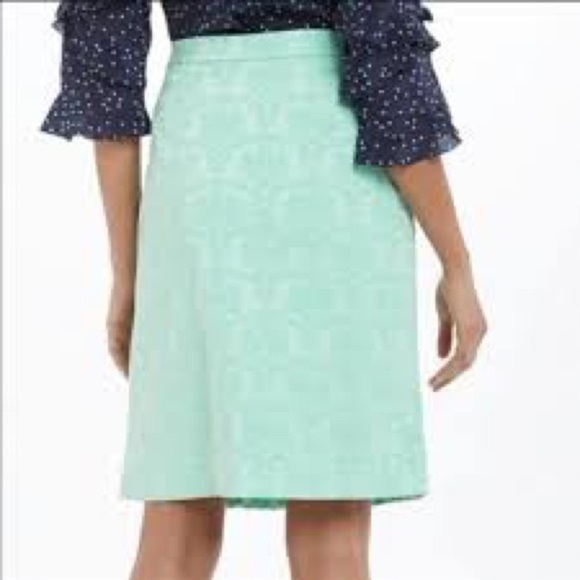 Anthropologie Turquoise Skirt - Picture 1 of 10